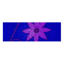 flower bookmark profile cards