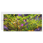 flower bookmark rack card