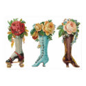 Flower Boots Customizable Poster posters