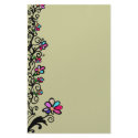 Flower Border stationery