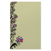 Flower Border stationery by Perlyyyy Flower Border stationery