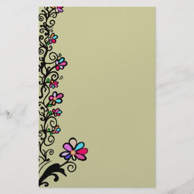 Flower  Edging Designs on Flower Border Designs   Border Designs