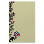 Flower Border Customized Stationery