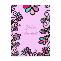 Flower Borders postcards by Perlyyyy Flower Borders postcards