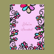 Flower Borders postcards