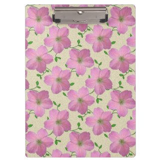 Flower Botanical Garden Pattern Pink on any Color