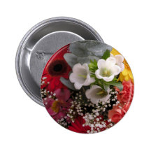 Flower bouquet button