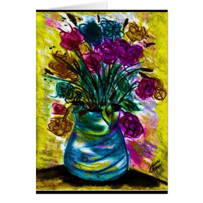 Flower Bouquet Cards by Chocolate_honeybee