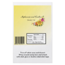 Flower Bouquet Wedding Large Hershey's Wrapper Custom Flyer