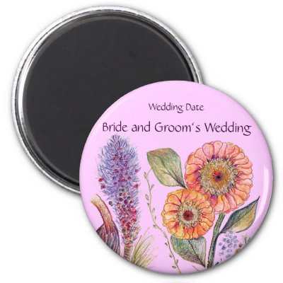 Wedding Flower Order Form on Beautiful Flowers On A Magnet Suitable For Giving As A Wedding Memento