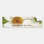 Flower Bouquet - White Daisy Bumper Stickers