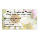 Flower Bouquet - White Daisy Business Card Template