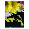 Flower Bouquet with loose petals (Card)