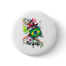 Flower Brazil Buttons