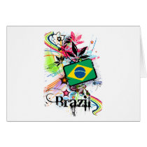 Flower Brazil Greeting Card