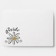 Flower Bride Envelope