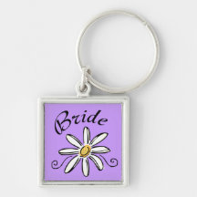 Flower Bride Key Chain
