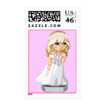 Flower Bride Stamp