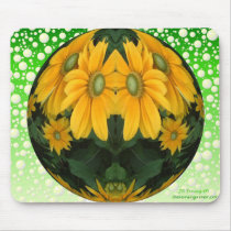 Flower Bubble mousepads by Bourgriver Flower Bubble mousepads