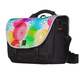 Flower bubbles Rickshaw Bag Laptop Bags