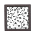 Flower, bud & Leaves Premium Keepsake Boxes