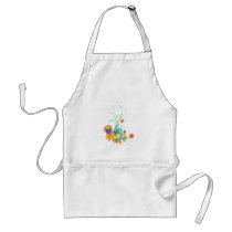 flower bunches of swirls vector aprons