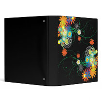 flower bunches of swirls vector binders