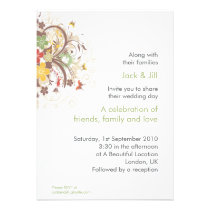 Flower Burst 5x7 invitations