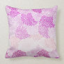 "Flower Burst" Pink Pillow pillows by AlexandraWaterman "Flower Burst" Pink Pillow pillows