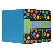 Flower Burst recipes binder