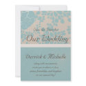 Flower Burst Wedding Invitation invitation