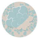 Flower Burst  Wedding Seal sticker