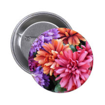 Flower Bursts Button