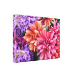 Flower Bursts Gallery Wrapped Canvas