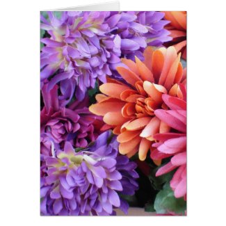 Flower Bursts Greeting Cards and Notes