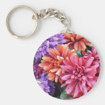 Flower Bursts Key Chains