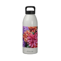 Flower Bursts Reusable Water Bottles