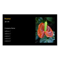 flower business card templates