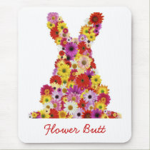 Flower Butt Mousepad mousepads