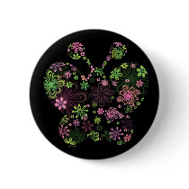 Flower butterfly ICON buttons