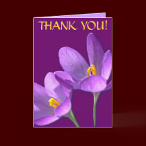 Flower Cards Purple Flower Custom Greeting Card cards