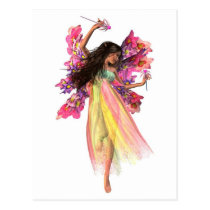 Flower Carnival Fairy postcards