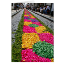 Flower carpet cards