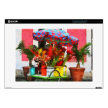 Flower Cart San Juan, Puerto Rico 15" Laptop Decal