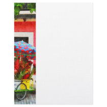 Flower Cart San Juan, Puerto Rico Personalized Letterhead