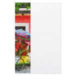 Flower Cart San Juan, Puerto Rico Customized Stationery
