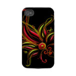 Flower case iphone 4 tough cover