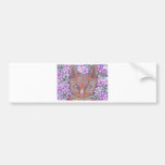 Flower Cat Bumper Stickers