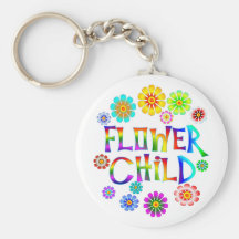 FLOWER CHILD KEYCHAIN