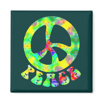 Flower Child Peace Magnets